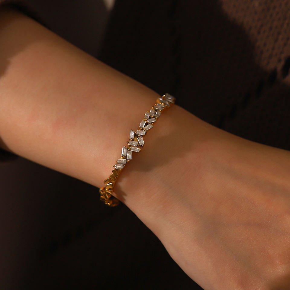 #Waterproof Gold Plated Jewelry In Pakistan#Bracelet - TheDaizyStore