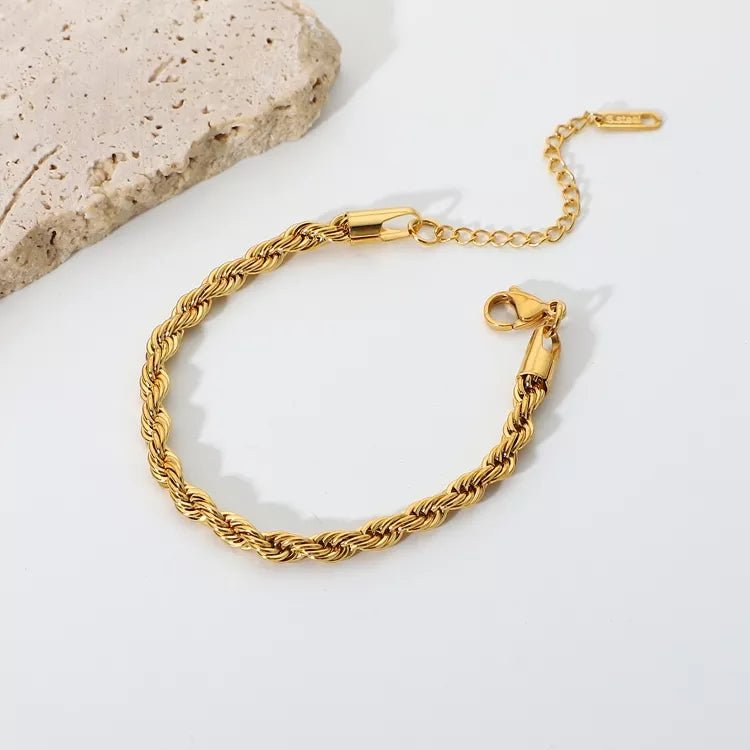 #Waterproof Gold Plated Jewelry In Pakistan#Bracelet - TheDaizyStore