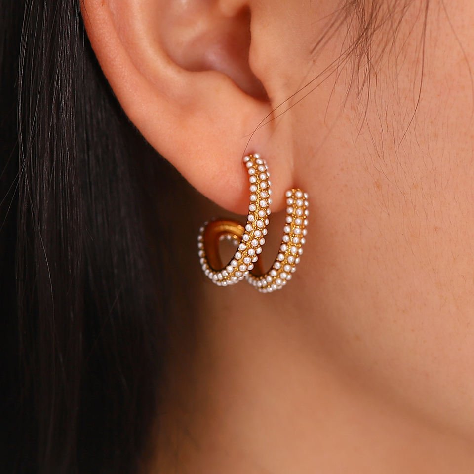 #Waterproof Gold Plated Jewelry In Pakistan#Earring - TheDaizyStore