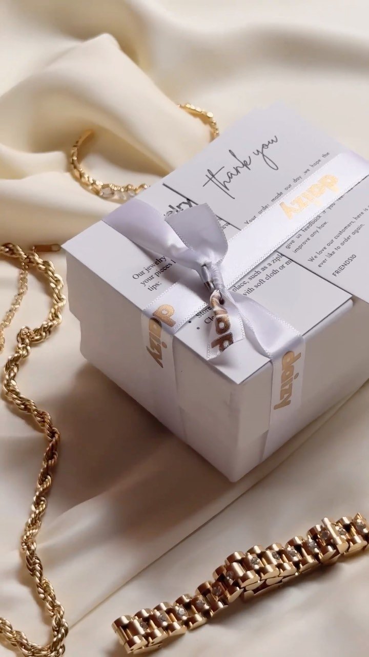 #Waterproof Gold Plated Jewelry In Pakistan#🎁 Gift Packaging - TheDaizyStore