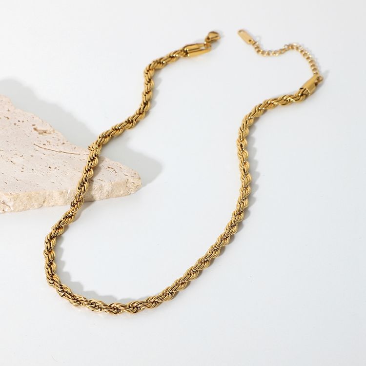 #Waterproof Gold Plated Jewelry In Pakistan#Necklace - TheDaizyStore