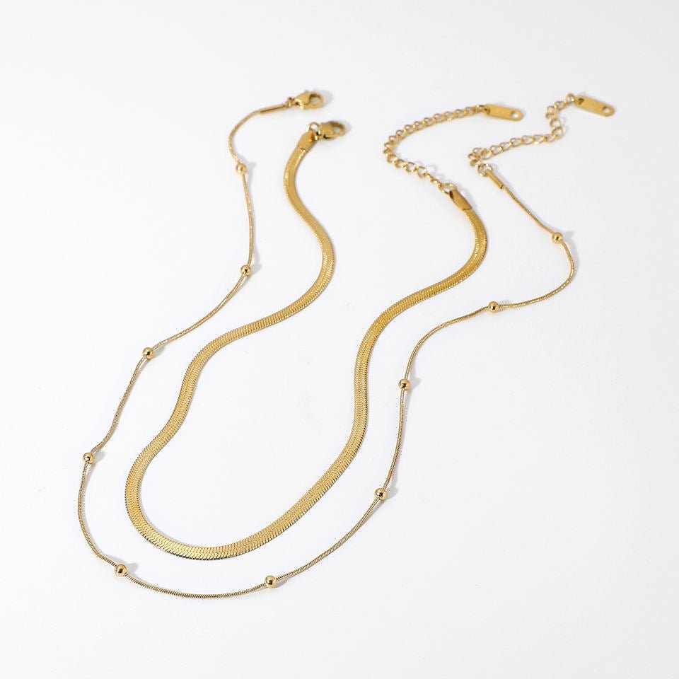 #Waterproof Gold Plated Jewelry In Pakistan#Necklace - TheDaizyStore